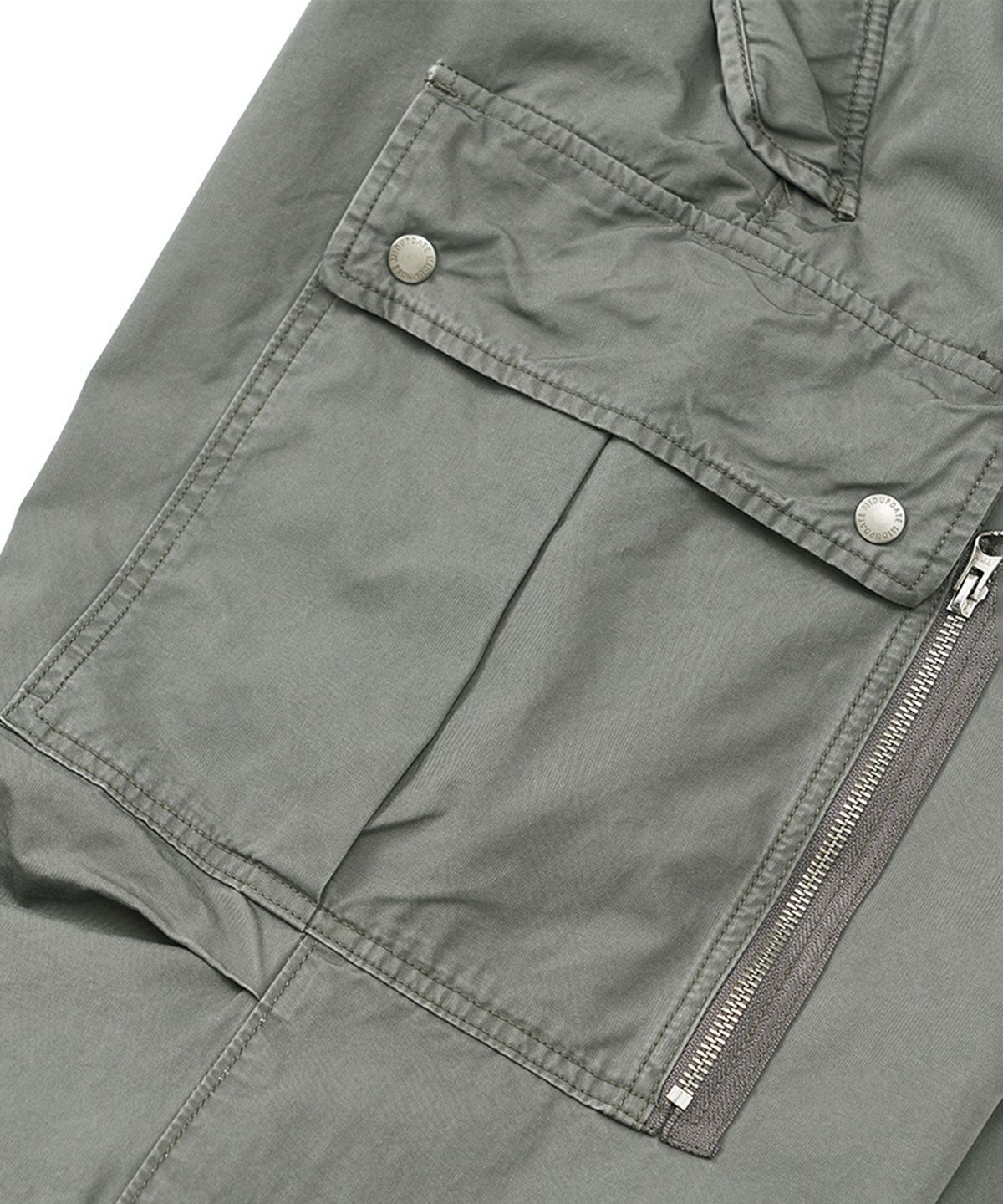 미드업데이트(MIDUPDATE) Utility Zip Pocket Cargo Pants_2color