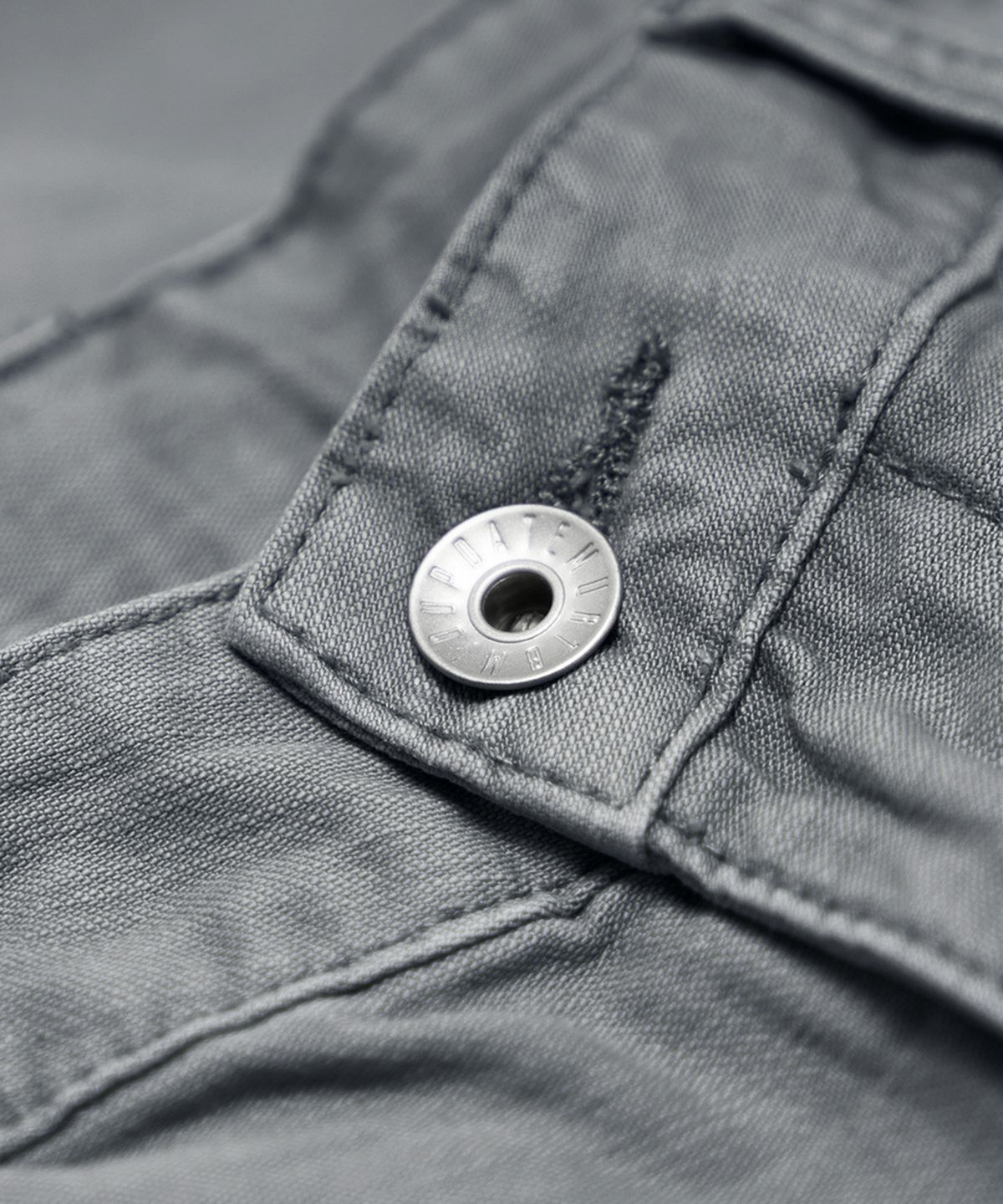 미드업데이트(MIDUPDATE) Vintage Drawcord Cargo Pants_Gray