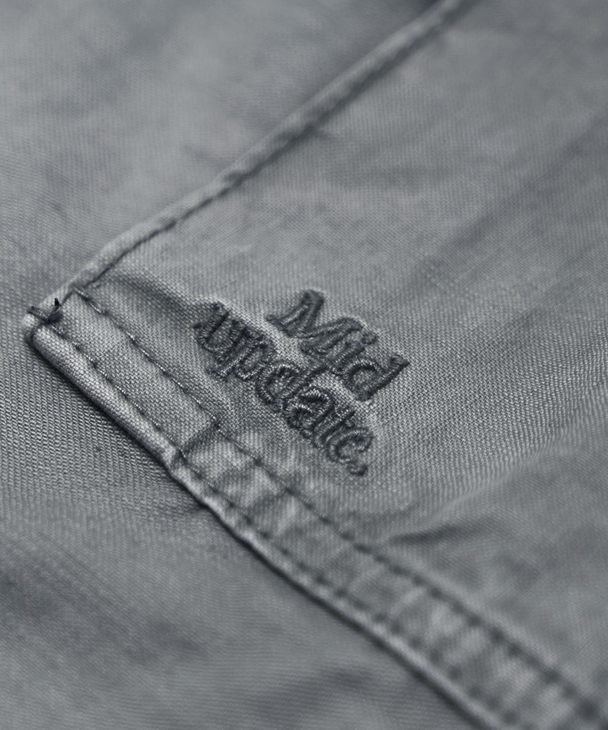 미드업데이트(MIDUPDATE) Vintage Drawcord Cargo Pants_Gray