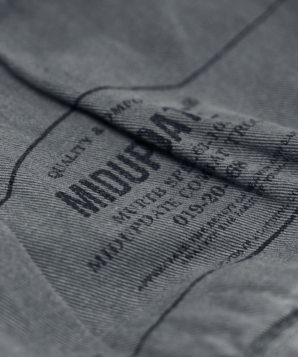 미드업데이트(MIDUPDATE) Vintage Drawcord Cargo Pants_Gray
