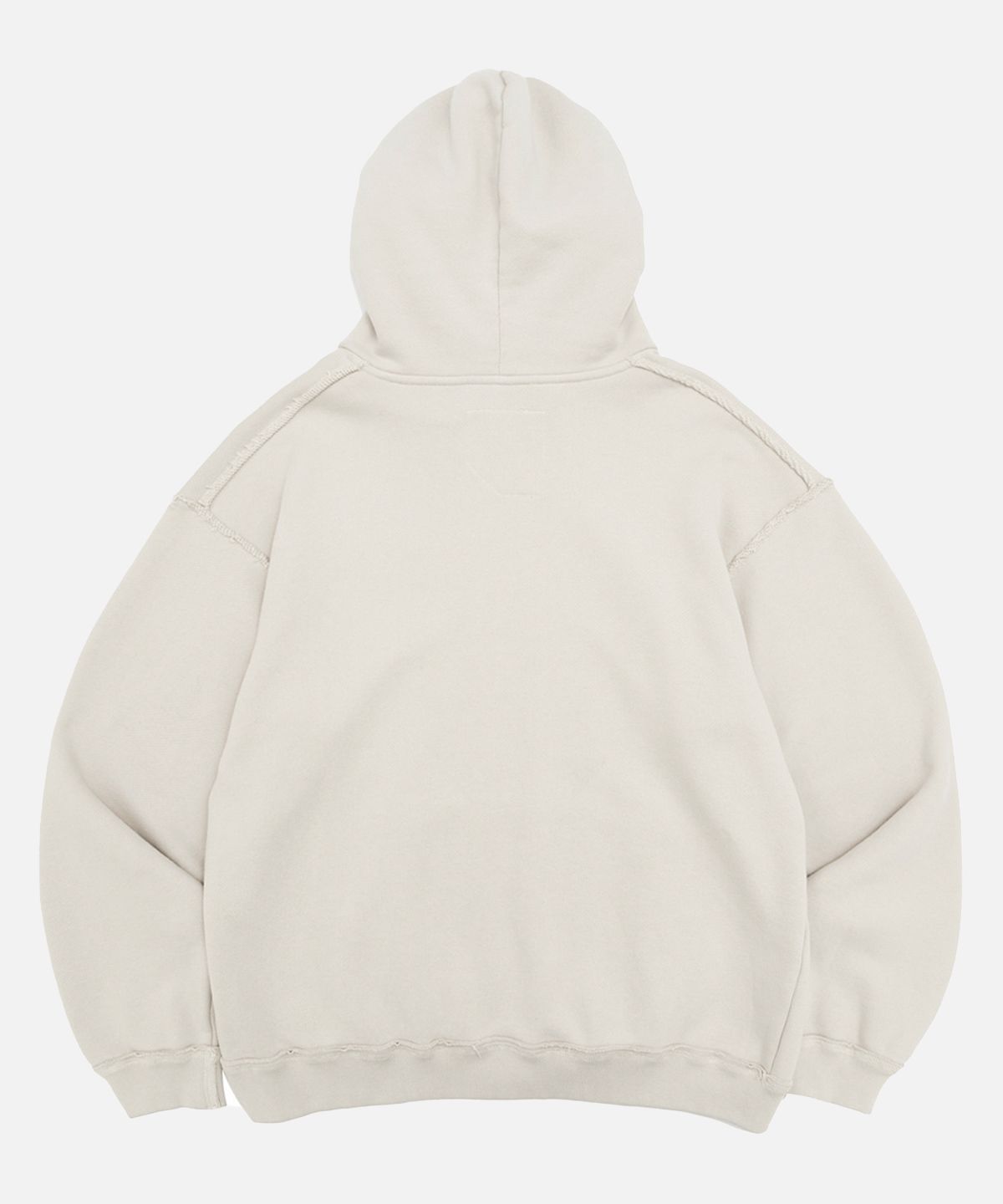 미드업데이트(MIDUPDATE) Garment Dye Essential Logo Hoodie_2color