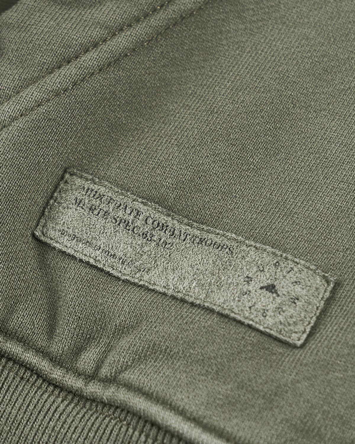 미드업데이트(MIDUPDATE) Garment Dye Logo Hoodie_2color