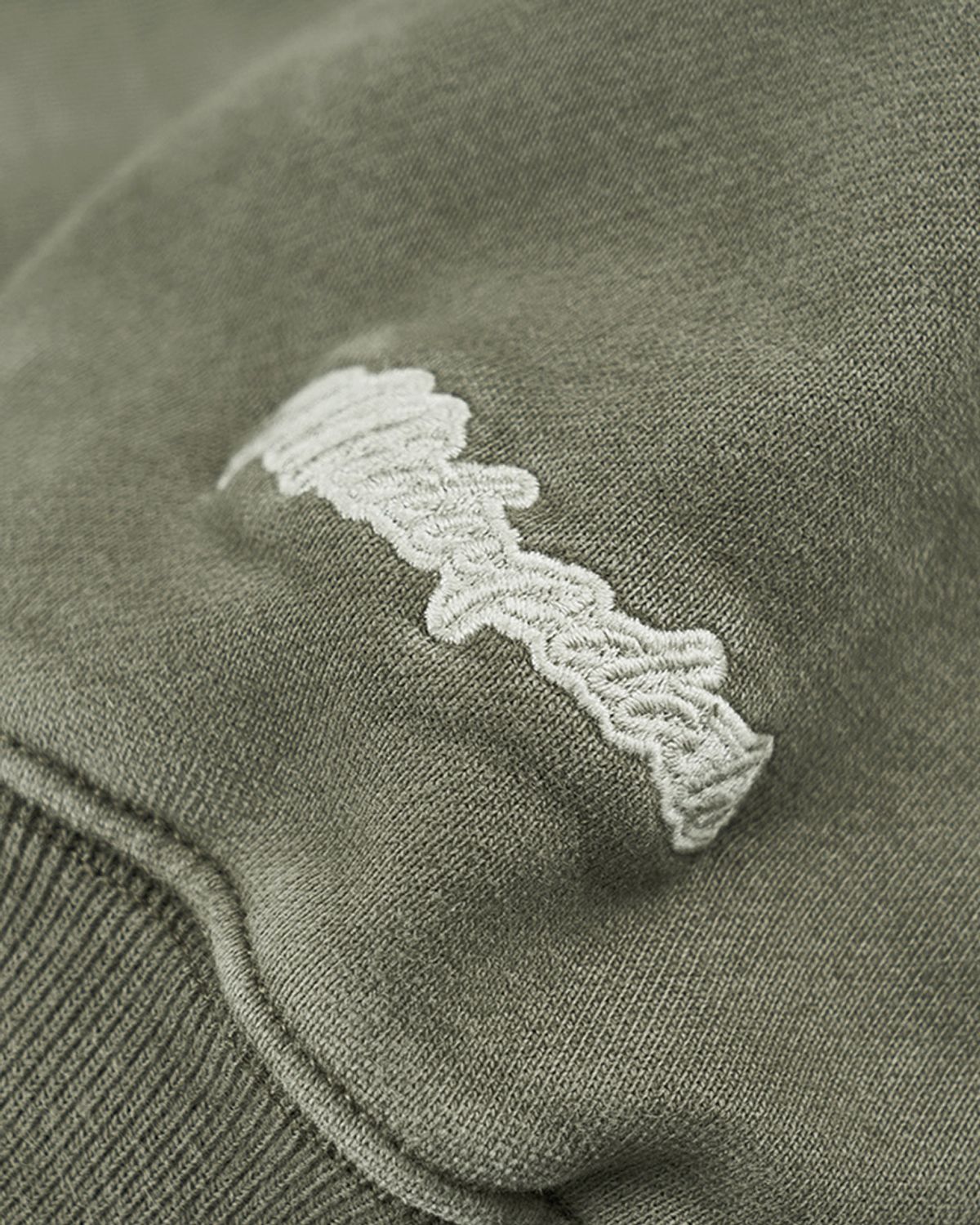 미드업데이트(MIDUPDATE) Garment Dye Logo Hoodie_2color