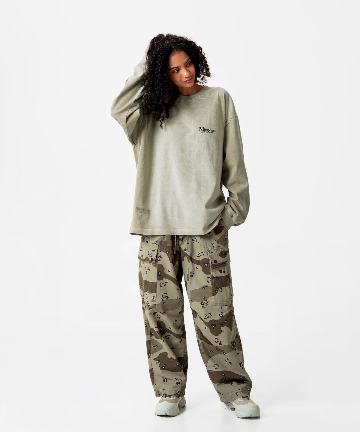 미드업데이트(MIDUPDATE) Desert Camo Cargo Pants