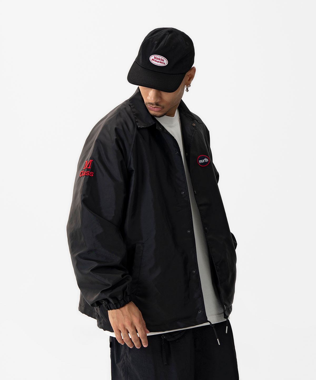 미드업데이트(MIDUPDATE) Kokiu Coach Jacket_Black