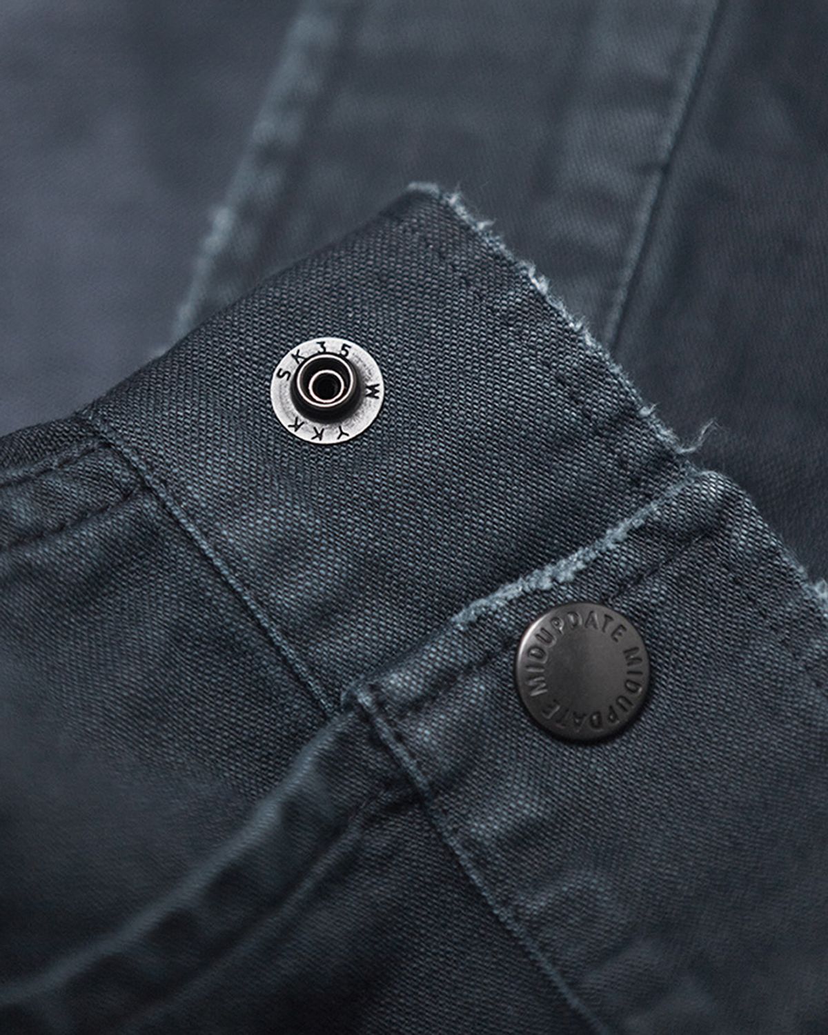 미드업데이트(MIDUPDATE) Vintage Washed Jacket_Khaki
