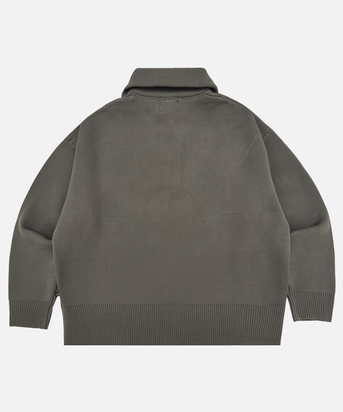 미드업데이트(MIDUPDATE) Vintage Washed Knit Polo Sweater_2color