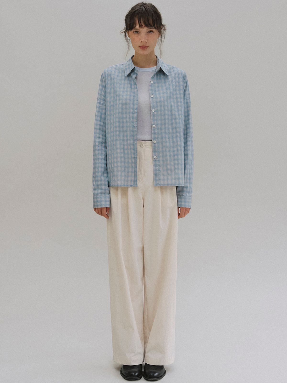 앤니즈(ANDNEEDS) Amber cotton wide pants (butter)