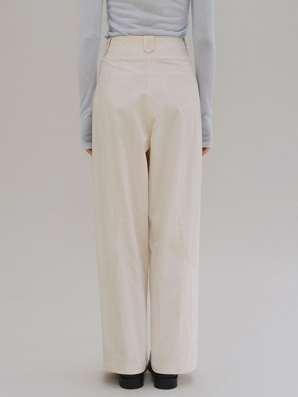 앤니즈(ANDNEEDS) Amber cotton wide pants (butter)