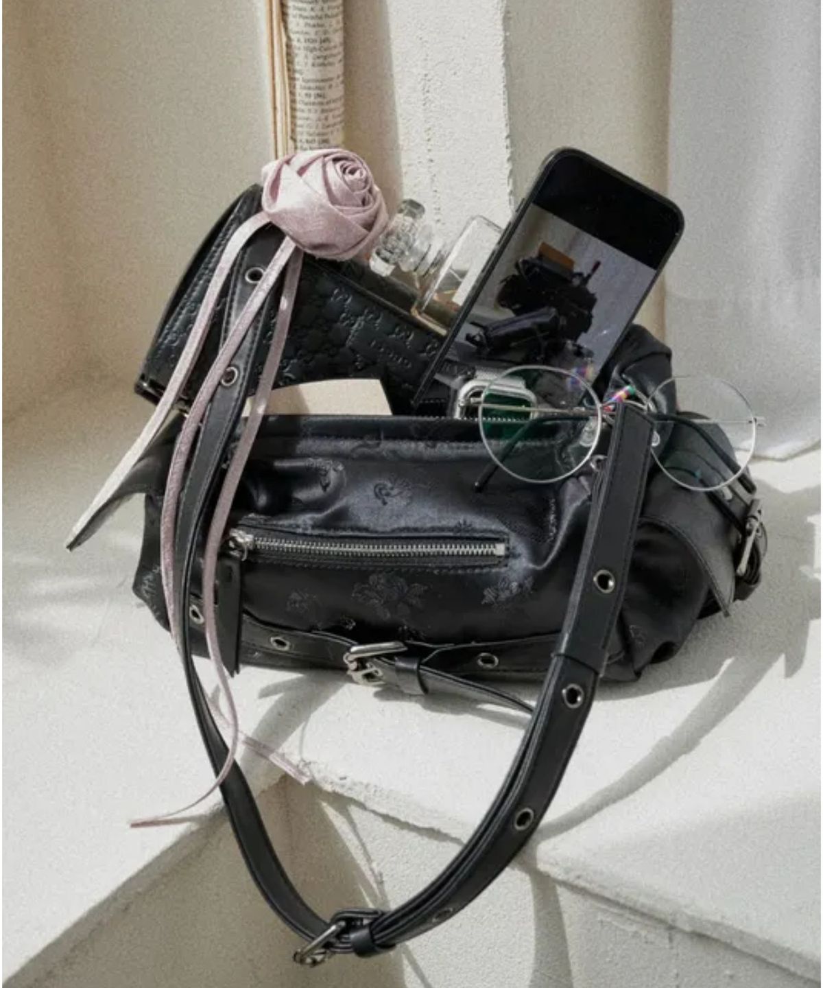 칠 하나 투 구육(71TO96) 휘담백 미니 Whidam Bag Mini (Black)