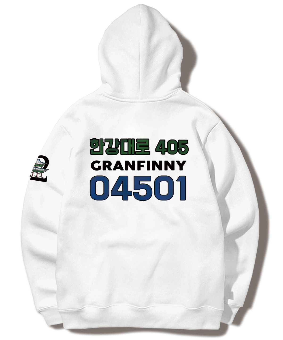 그랜피니(GRANFINNY) Seoul_04501 후드 티셔츠- WHITE