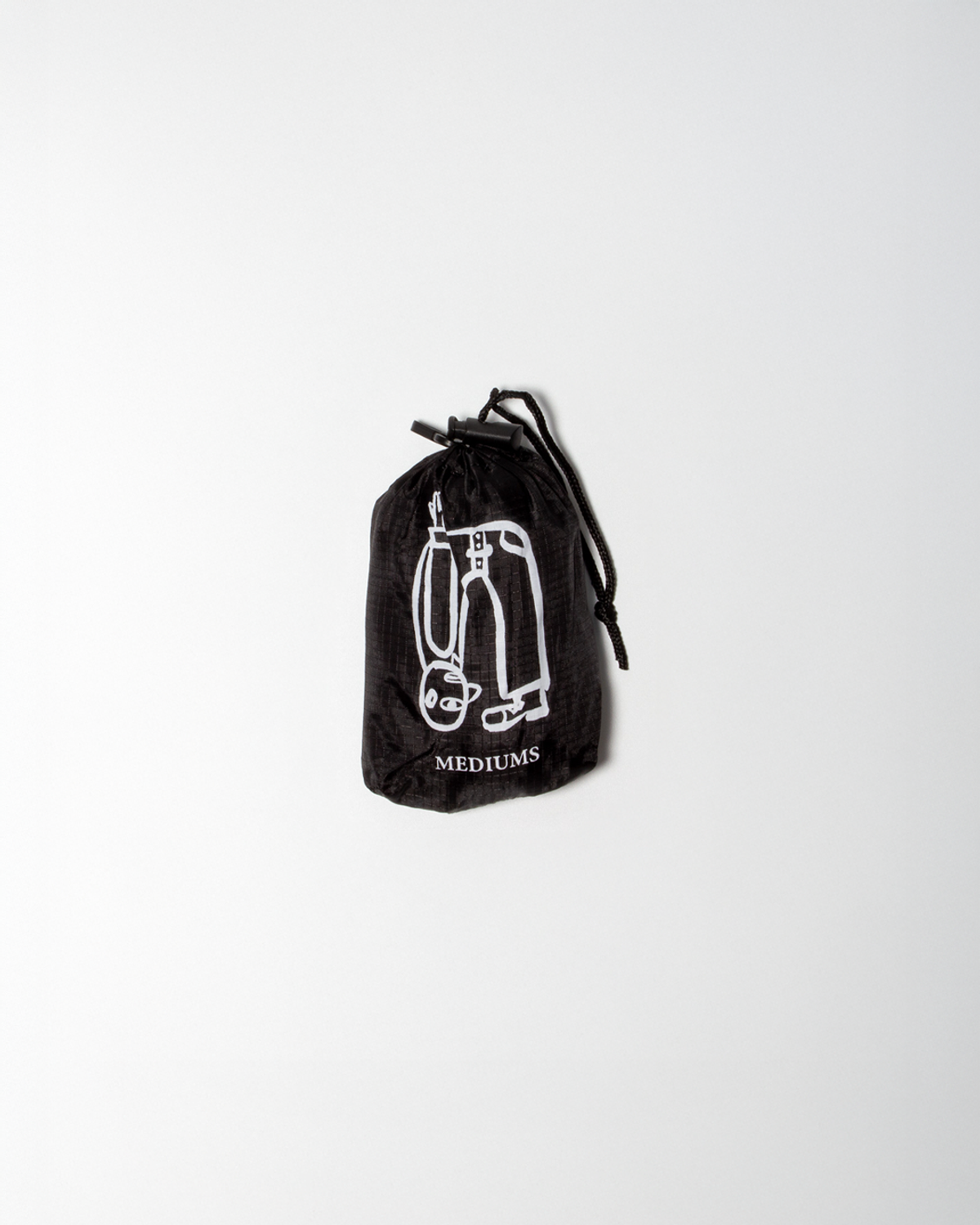 미디엄스(MEDIUMS) Origami Man Backpack - Black (종이접기 인간 백팩)