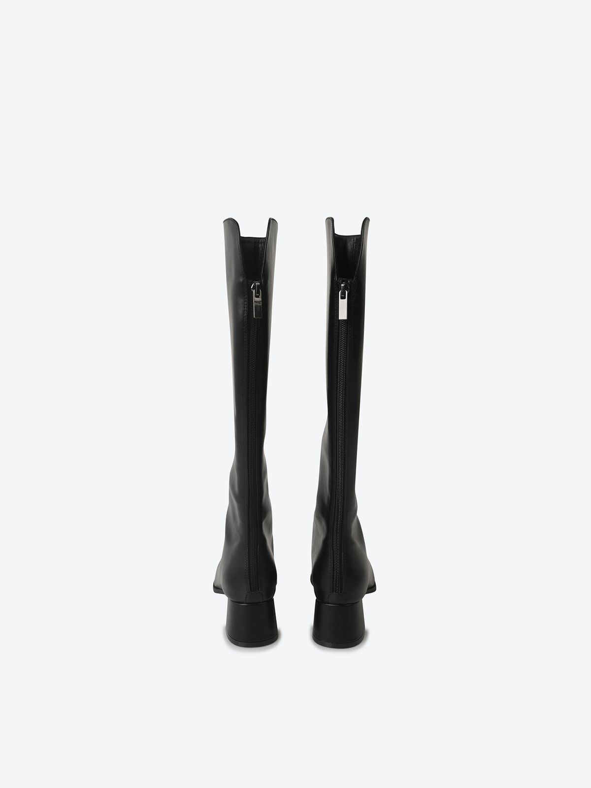 슈펜(SHOOPEN) [베이직] 스퀘어 힐 롱부츠 (4cm) HPWXLFFT03