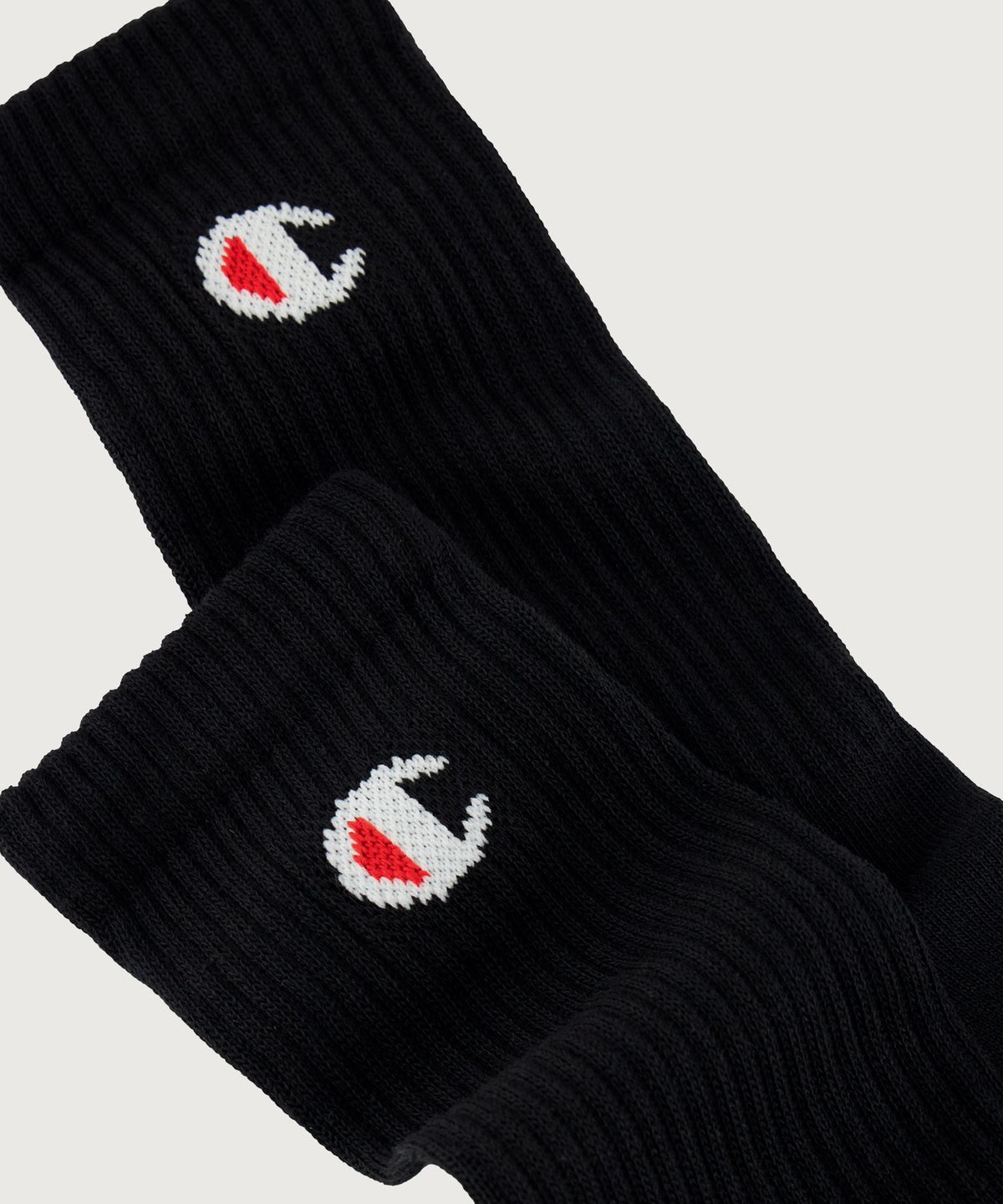 챔피온(CHAMPION) C로고 풀랭스 삭스 6PACK Black