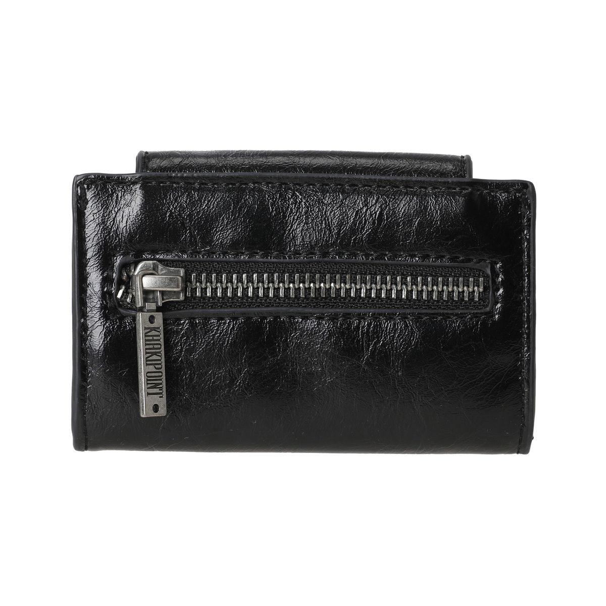 카키포인트(KHAKIPOINT) Leather Card Wallet (black)