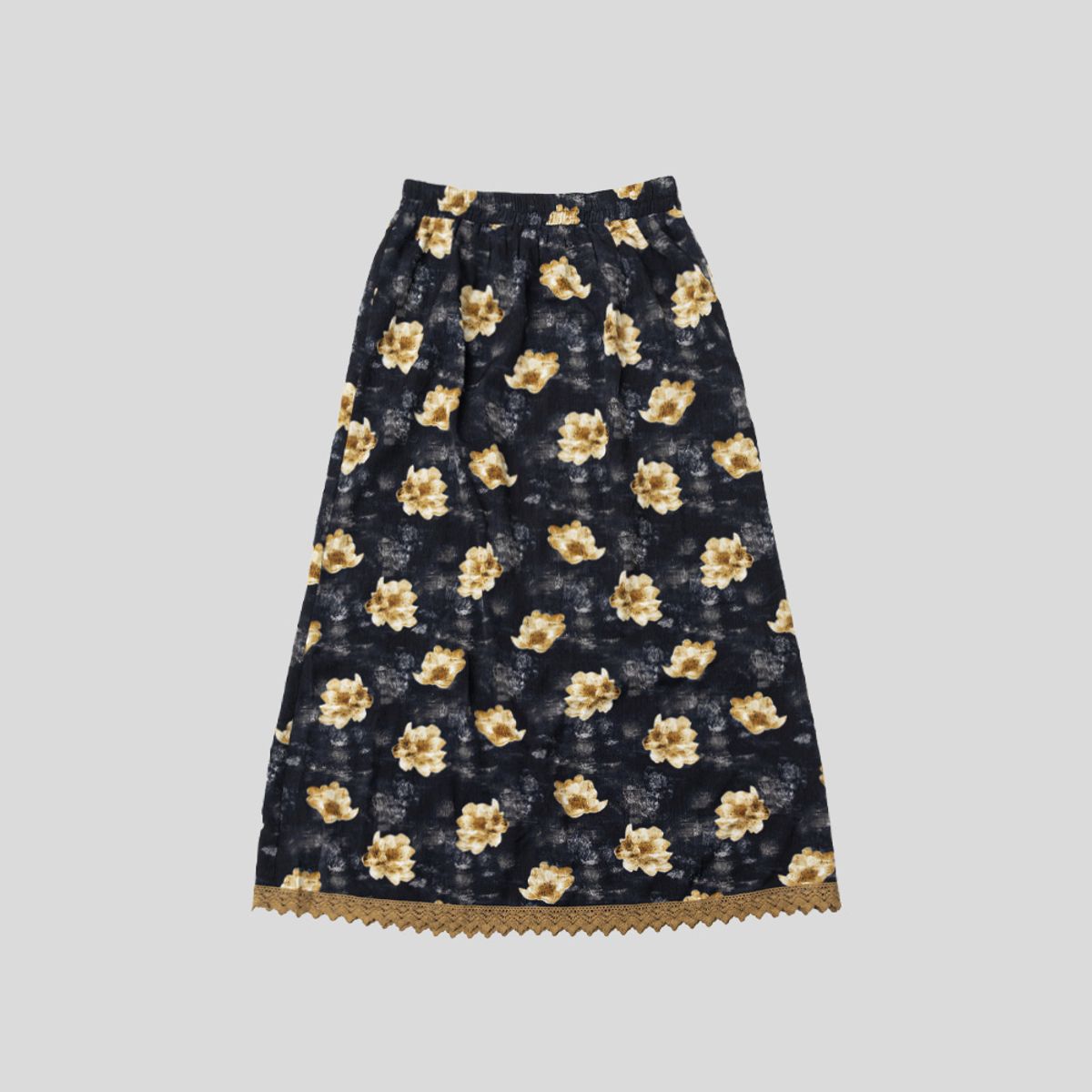 프라우드 마리(PROUD MARY) PM_Midnight flower skirt_BLACK