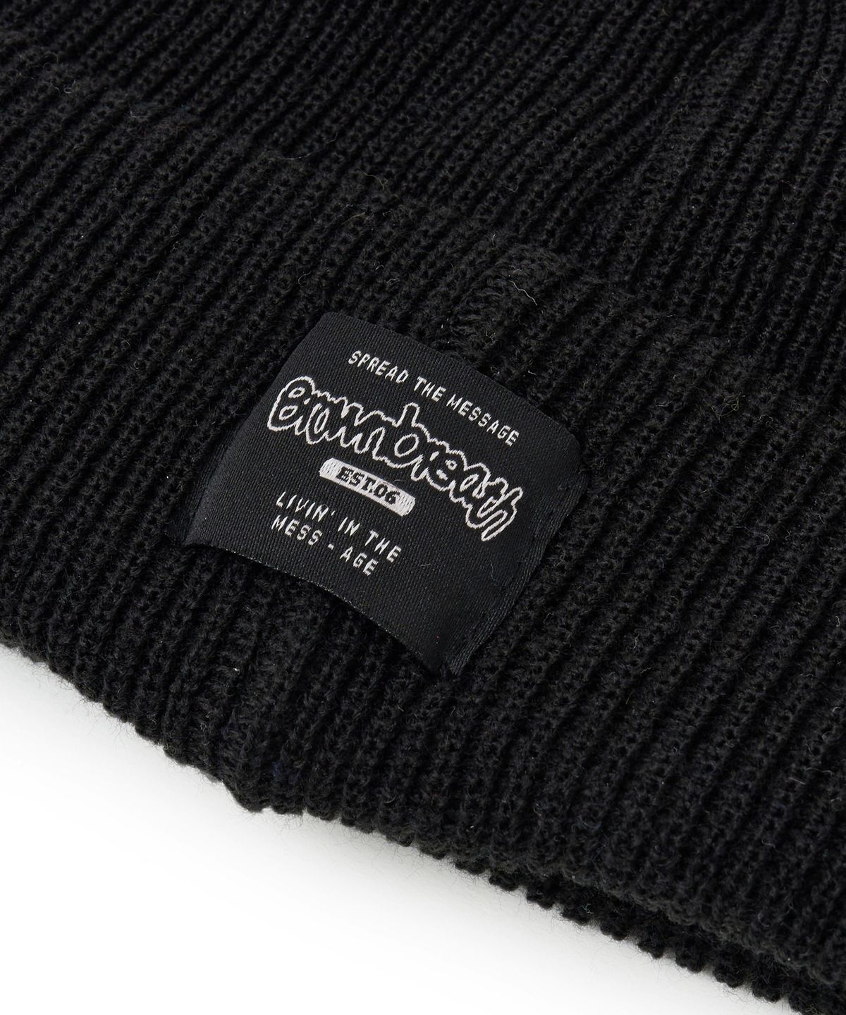 브라운브레스 키즈(BROWNBREATH KIDS) KIDS TAG BEANIE - BLACK