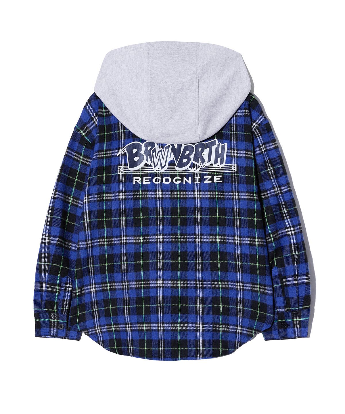 브라운브레스 키즈(BROWNBREATH KIDS) KIDS TAG CHECK SHIRTS - BLUE