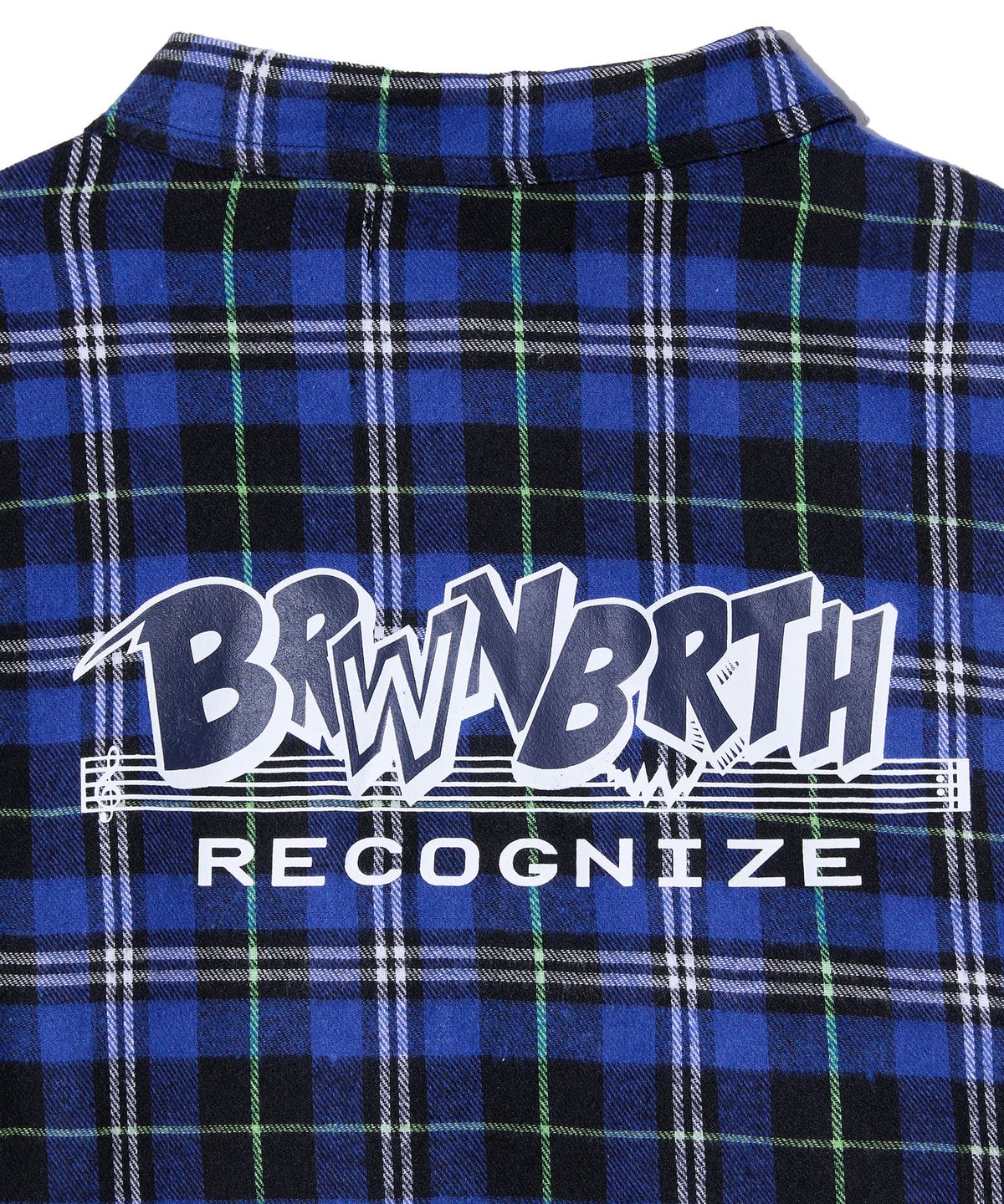 브라운브레스 키즈(BROWNBREATH KIDS) KIDS TAG CHECK SHIRTS - BLUE