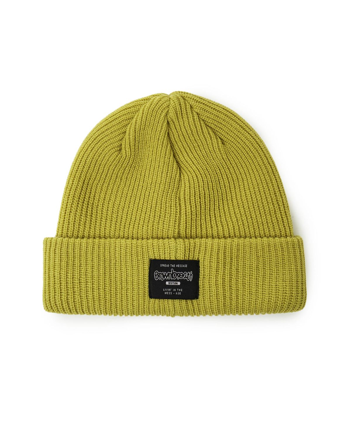 브라운브레스 키즈(BROWNBREATH KIDS) KIDS TAG BEANIE - LIME