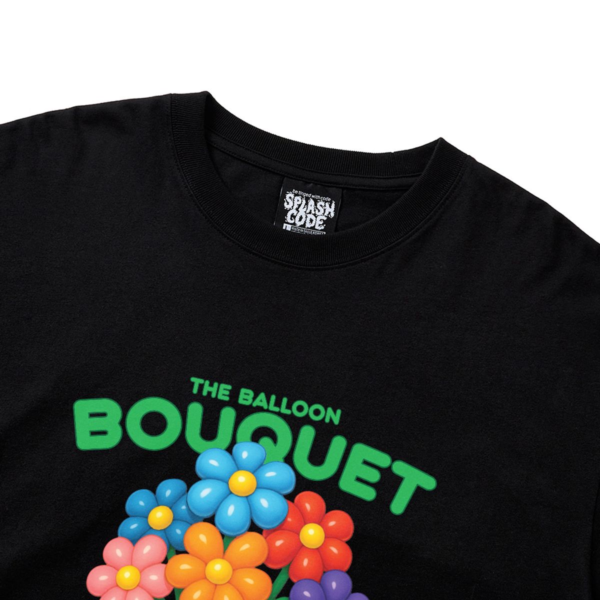 스플래시코드(SPLASHCODE) 롱슬리브 블랙 - 벌룬 부케(Ballon Bouquet)
