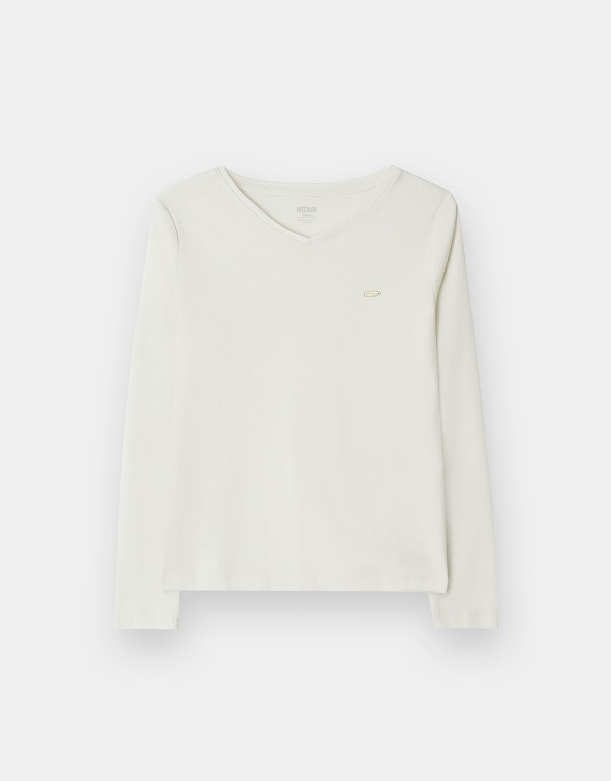 지오다노(GIORDANO) [테일러드] 수피마 실크 텍스쳐 브이넥 긴팔티 325952 [3color]
