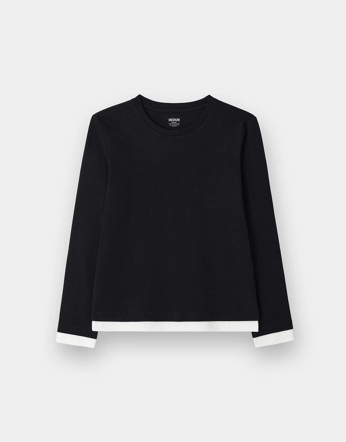지오다노(GIORDANO) [테일러드] 슬림 레이어드 긴팔티 325953 [3color]