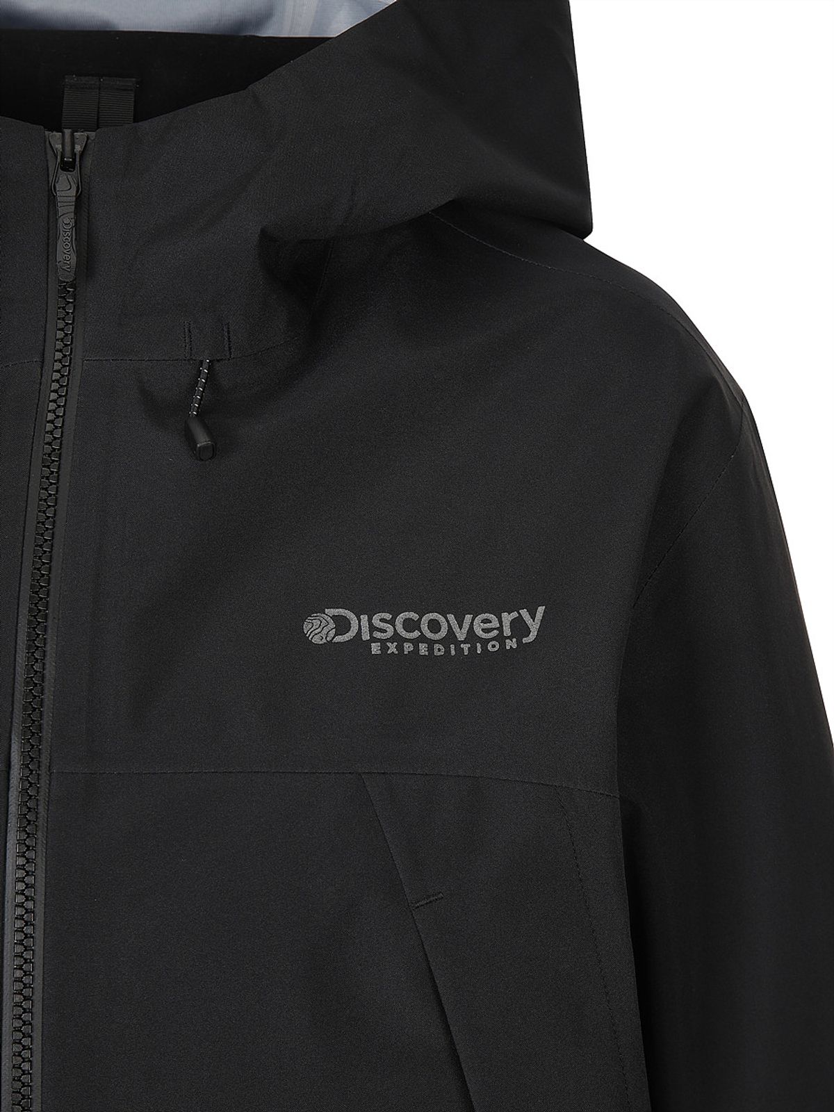 디스커버리 익스페디션(DISCOVERY EXPEDITION) 여성 베르텍스 크롭 3L 방수 자켓 (BLACK)