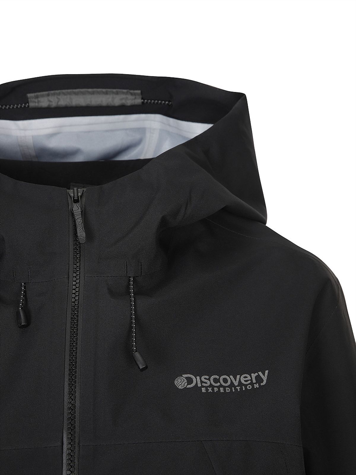 디스커버리 익스페디션(DISCOVERY EXPEDITION) 여성 베르텍스 크롭 3L 방수 자켓 (BLACK)