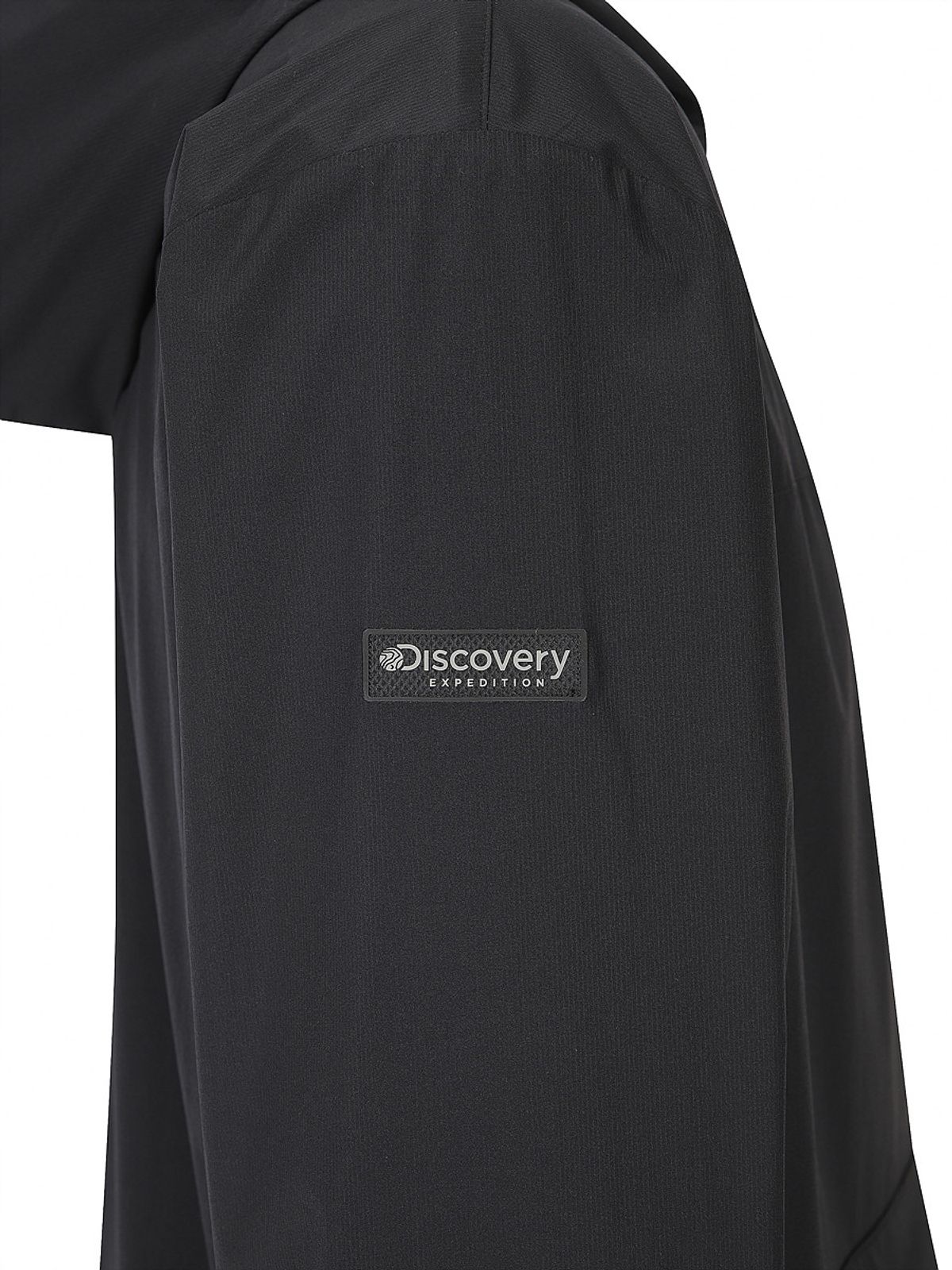 디스커버리 익스페디션(DISCOVERY EXPEDITION) 남성 메쉬 기모 우븐 후디드 트레이닝 자켓 (BLACK)
