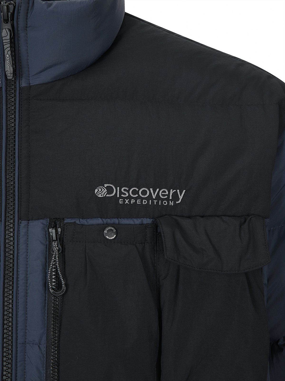 디스커버리 익스페디션(DISCOVERY EXPEDITION) 남성 멀티포켓 다운 경량패딩 (D/INDIGO)