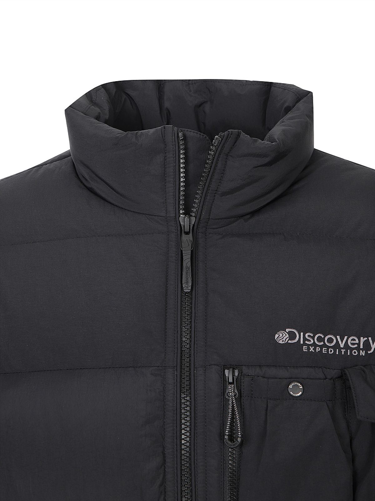디스커버리 익스페디션(DISCOVERY EXPEDITION) 남성 멀티포켓 다운 경량패딩 (BLACK)