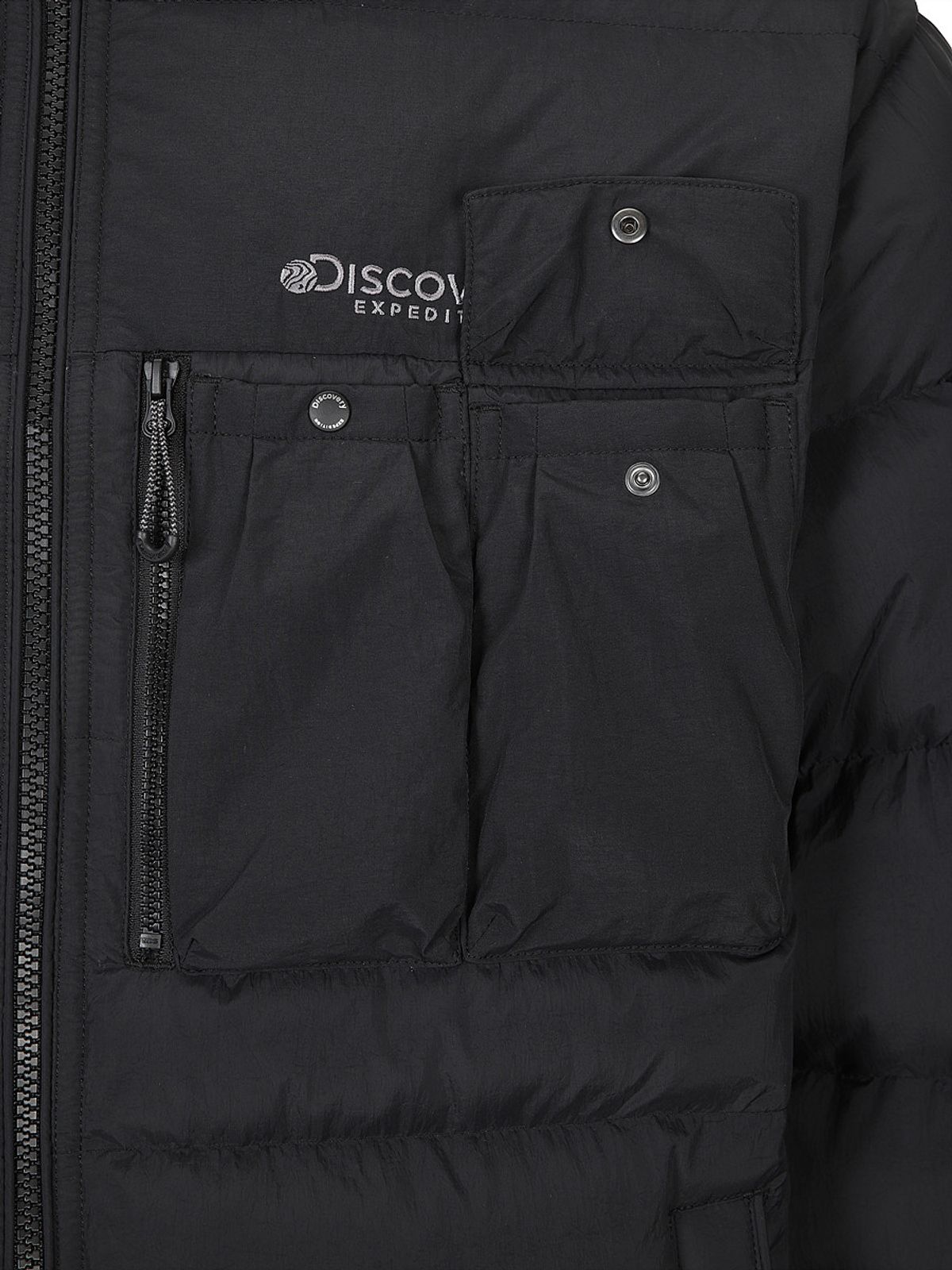 디스커버리 익스페디션(DISCOVERY EXPEDITION) 남성 멀티포켓 다운 경량패딩 (BLACK)