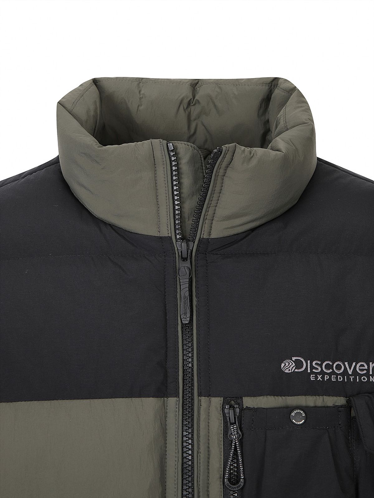 디스커버리 익스페디션(DISCOVERY EXPEDITION) 남성 멀티포켓 다운 경량패딩 (D.Khaki)
