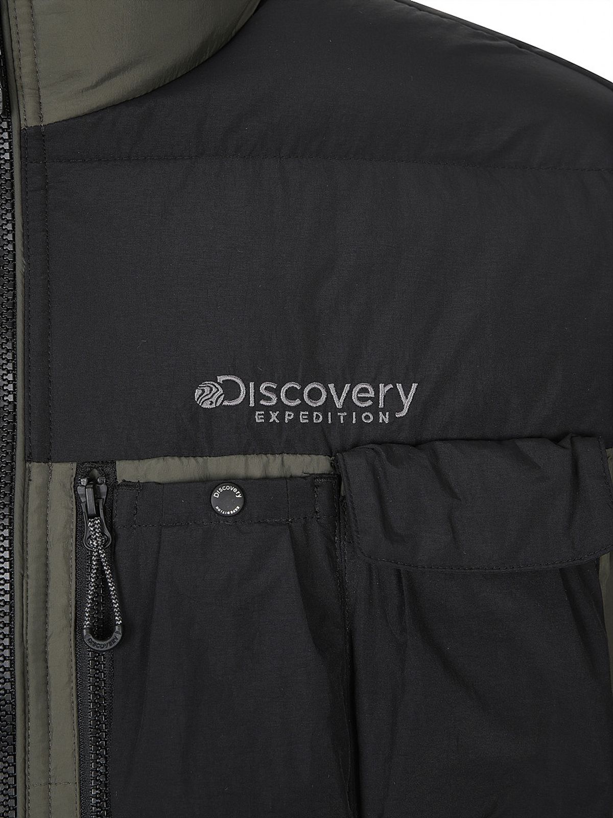 디스커버리 익스페디션(DISCOVERY EXPEDITION) 남성 멀티포켓 다운 경량패딩 (D.Khaki)