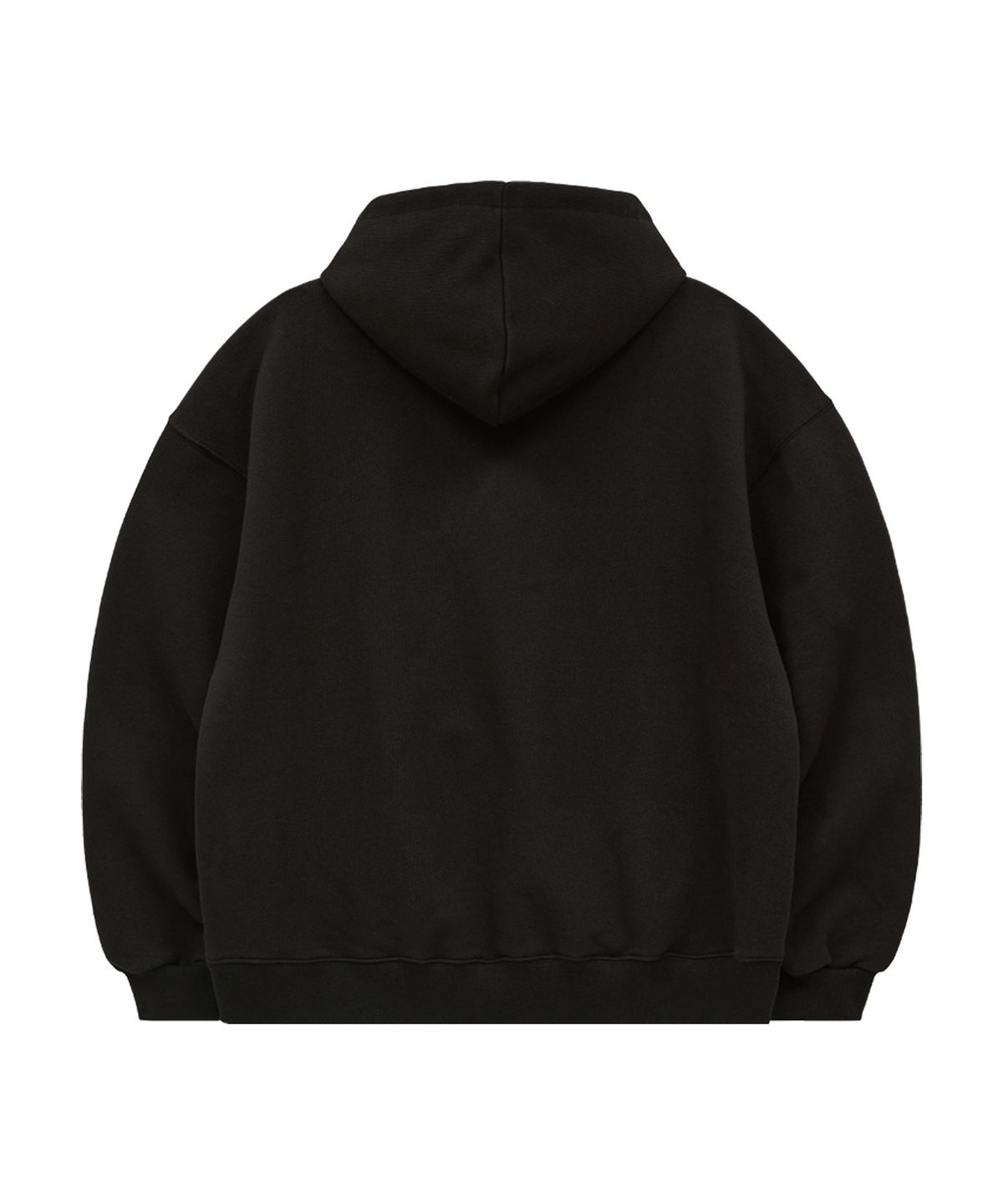 후드후드(HOODHOOD) 에일리언 후드 집업 블랙