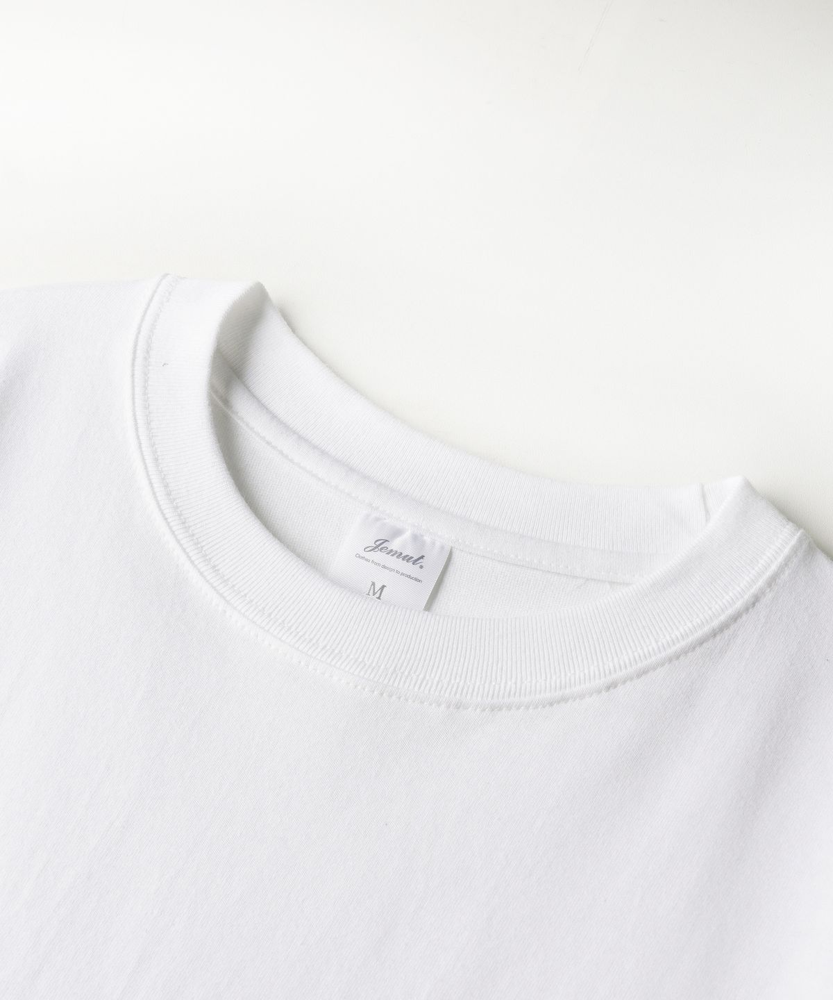 제멋(JEMUT) 보이 크롭 긴팔티셔츠 화이트 KJLT2672