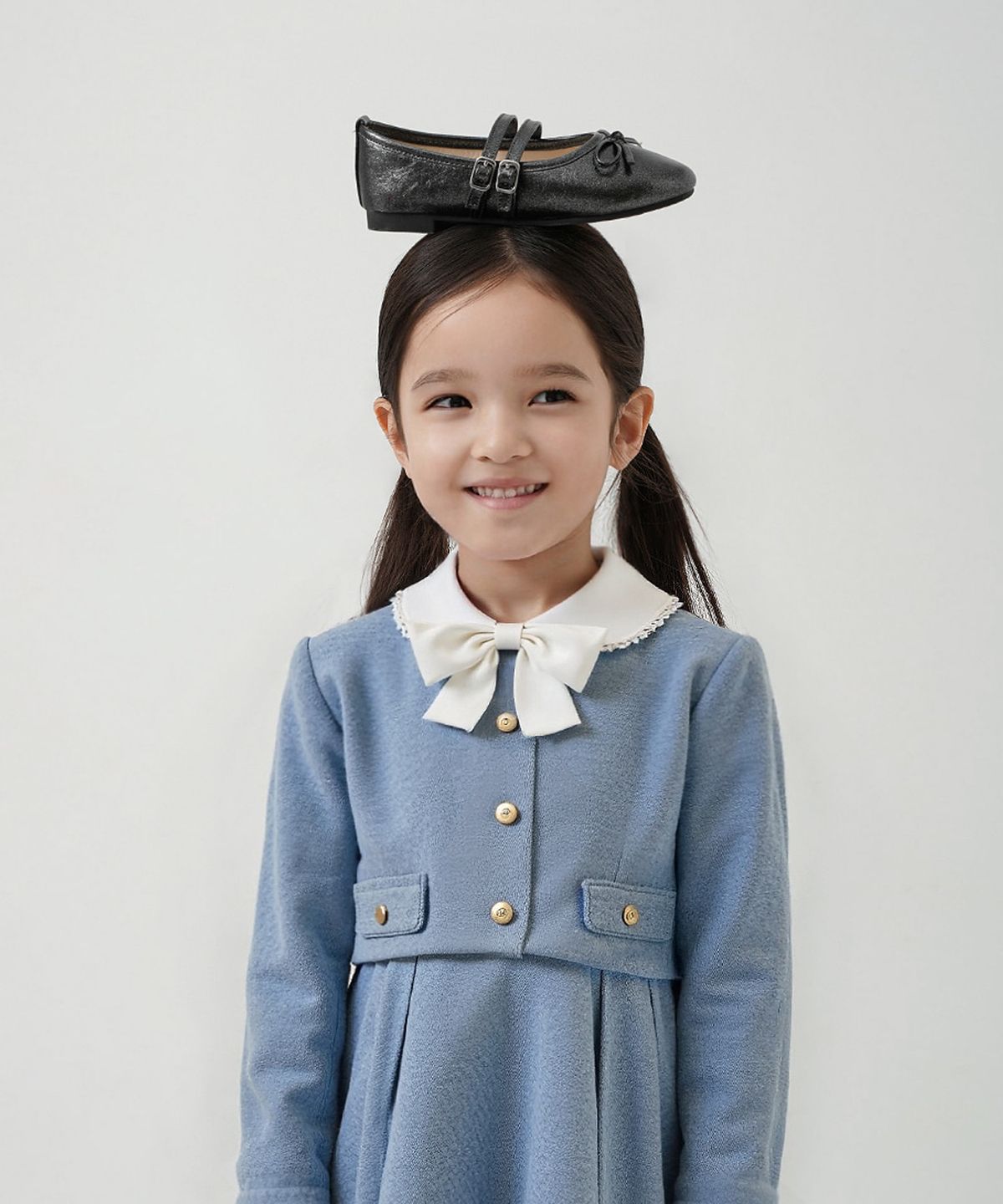 착한구두(CHAAKAN) 로웰라 리본 스트랩 메리제인 플랫 PMLTS3h2301
