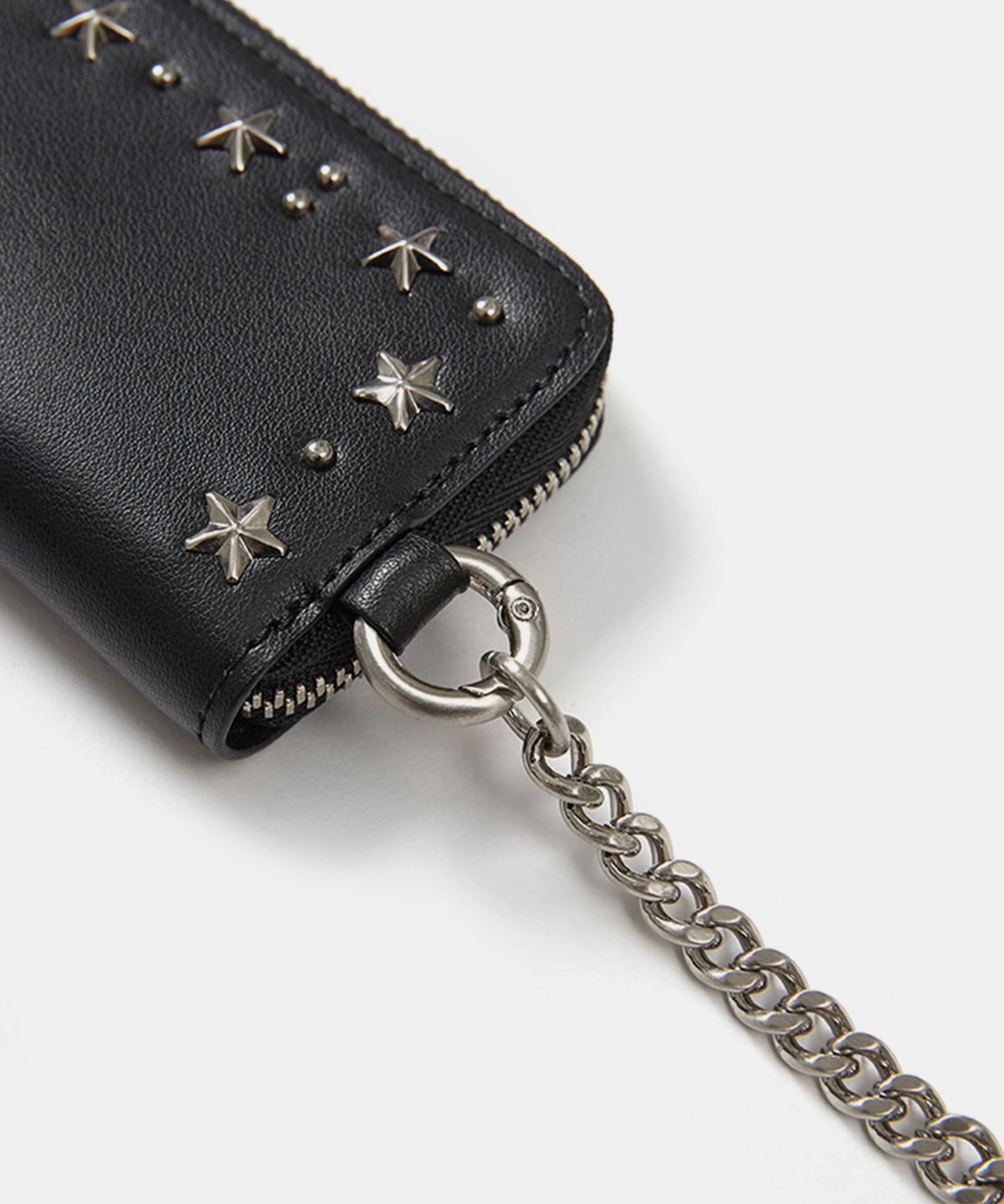엘씨디씨티엠(LCDC™) GALAXY EXPRESS 999 STUD CHAIN WALLET (BLACK)