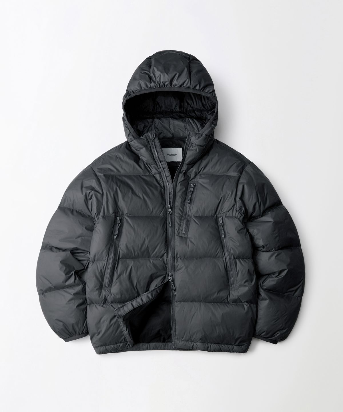 아웃스탠딩(OUTSTANDING) MOUNTAIN DOWN PARKA_CHARCOAL