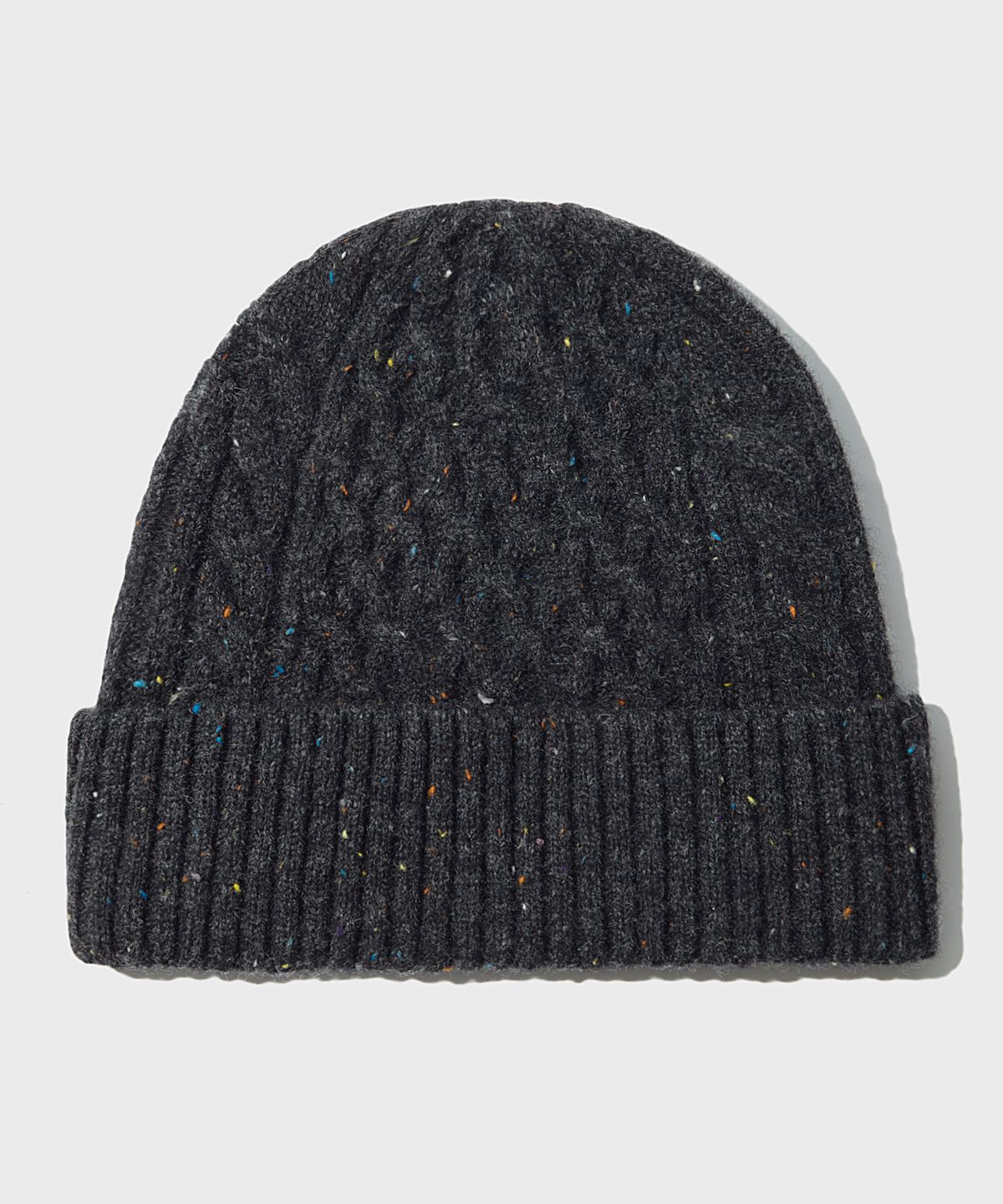 아웃스탠딩(OUTSTANDING) CABLE BEANIE_CHARCOAL