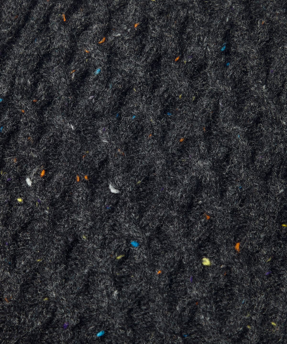 아웃스탠딩(OUTSTANDING) CABLE BEANIE_CHARCOAL