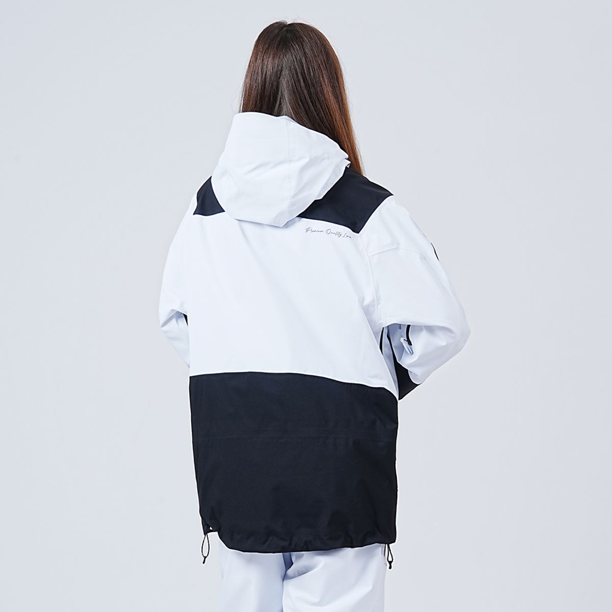 롬프(ROMP) TS R2 HARD JACKET (BLACK/WHITE)