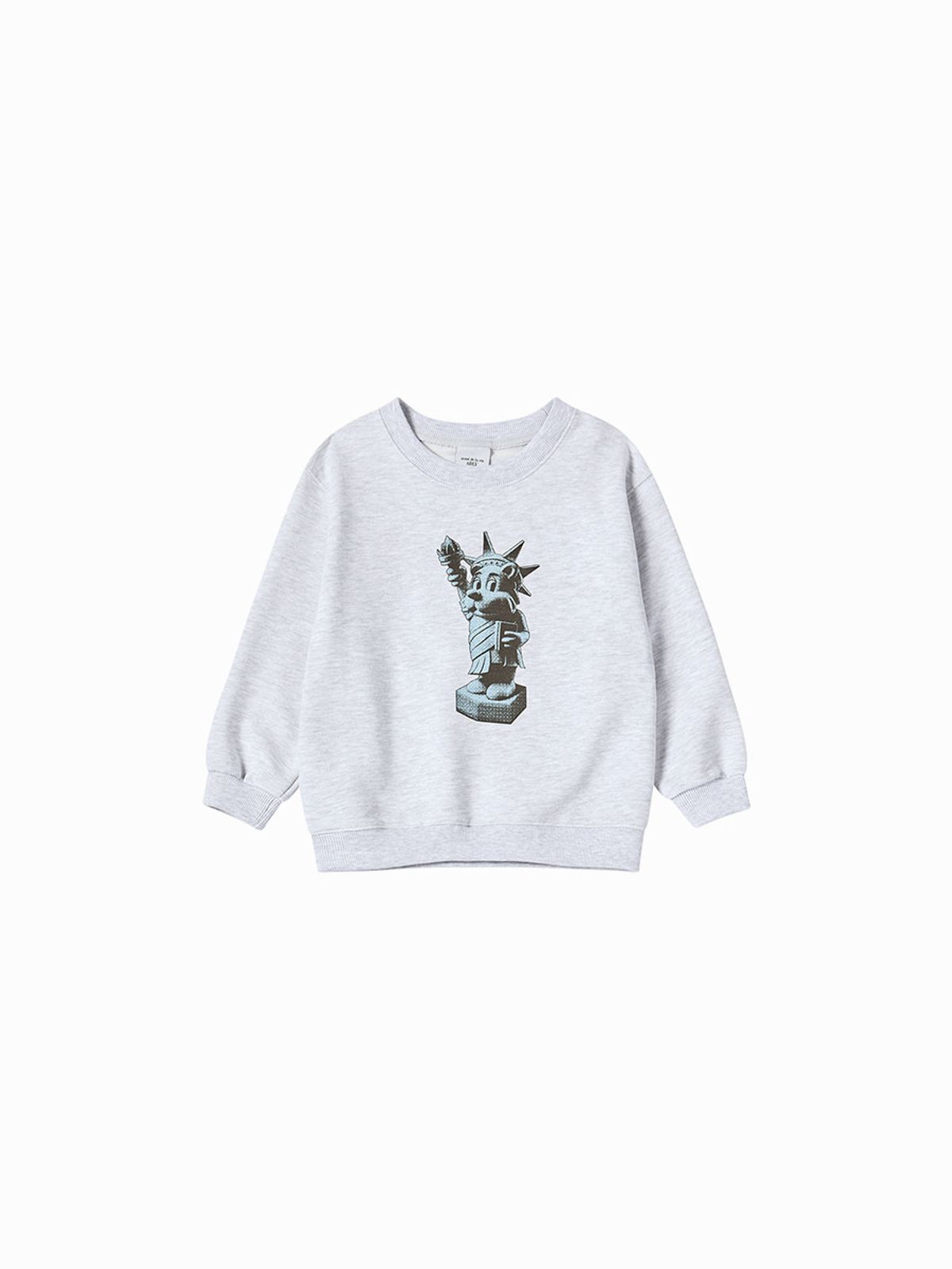 아크메드라비 키즈(acmedelaviekids) KIDS AC BEAR STATUE OF LIBERTY SWEATSHIRT (3 COLOR)