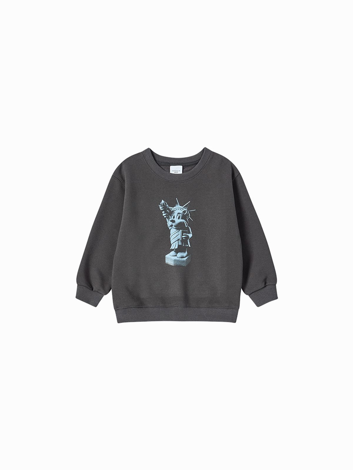 아크메드라비 키즈(acmedelaviekids) KIDS AC BEAR STATUE OF LIBERTY SWEATSHIRT (3 COLOR)