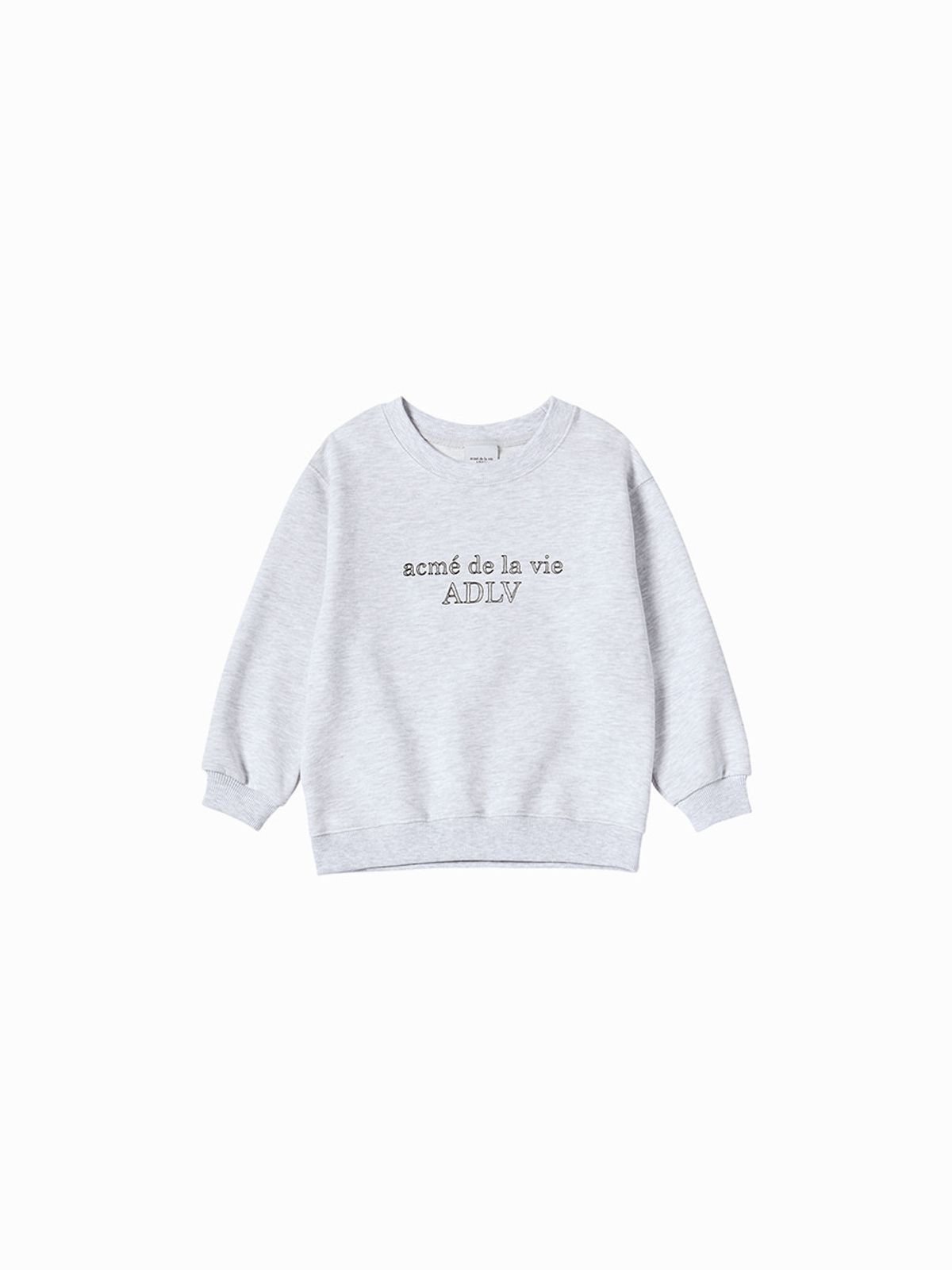 아크메드라비 키즈(acmedelaviekids) KIDS BORDER LINE BASIC LOGO SWEATSHIRT (4 COLOR)