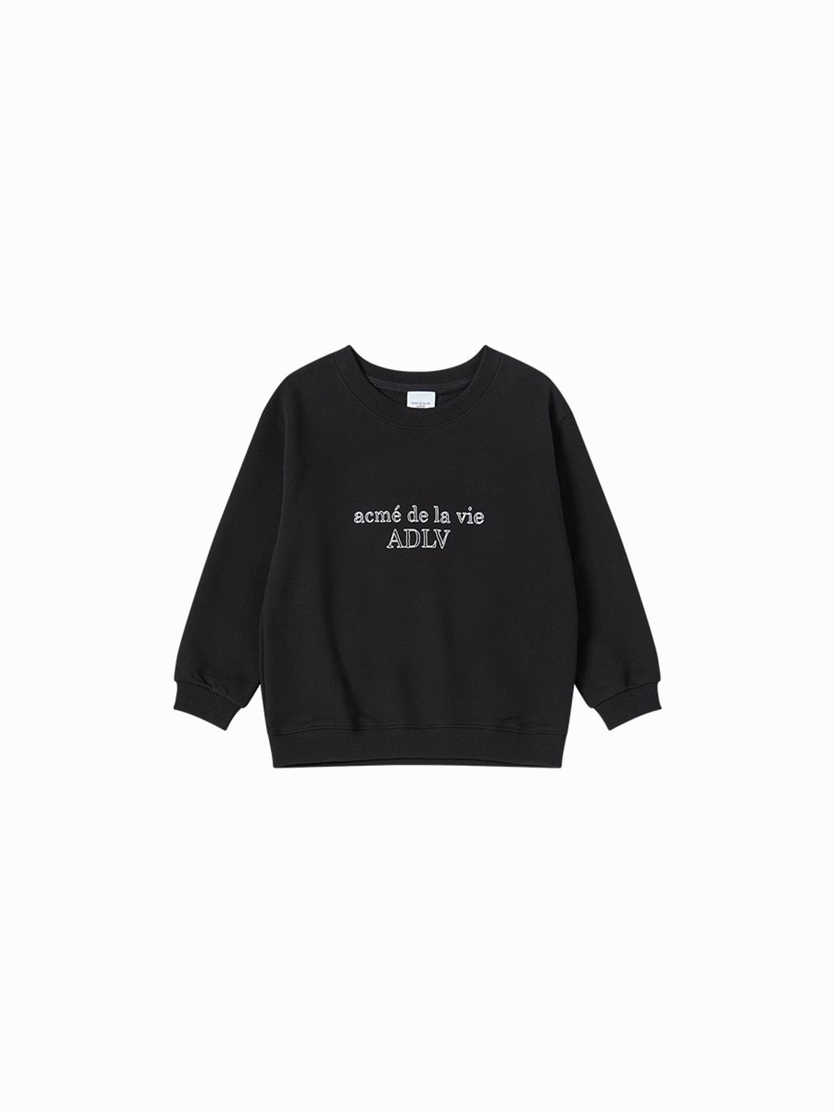 아크메드라비 키즈(acmedelaviekids) KIDS BORDER LINE BASIC LOGO SWEATSHIRT (4 COLOR)