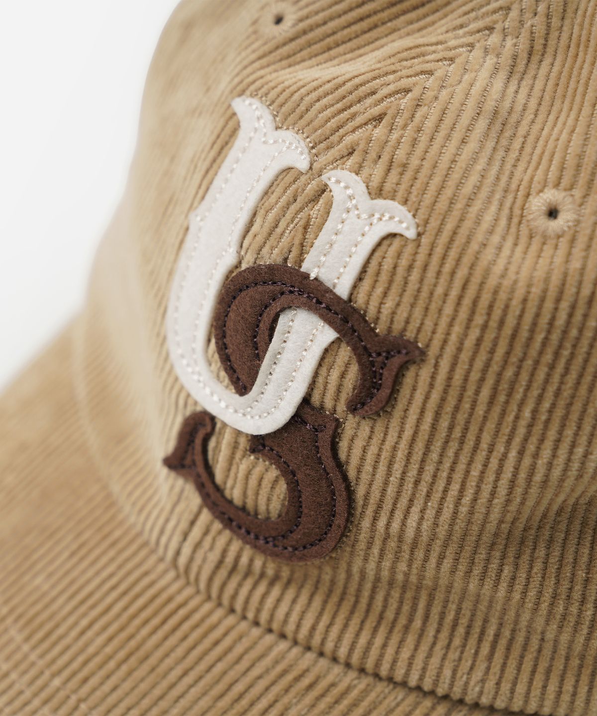 프리즘웍스(FRIZMWORKS) CORDUROY US LOGO BALL CAP _ BEIGE