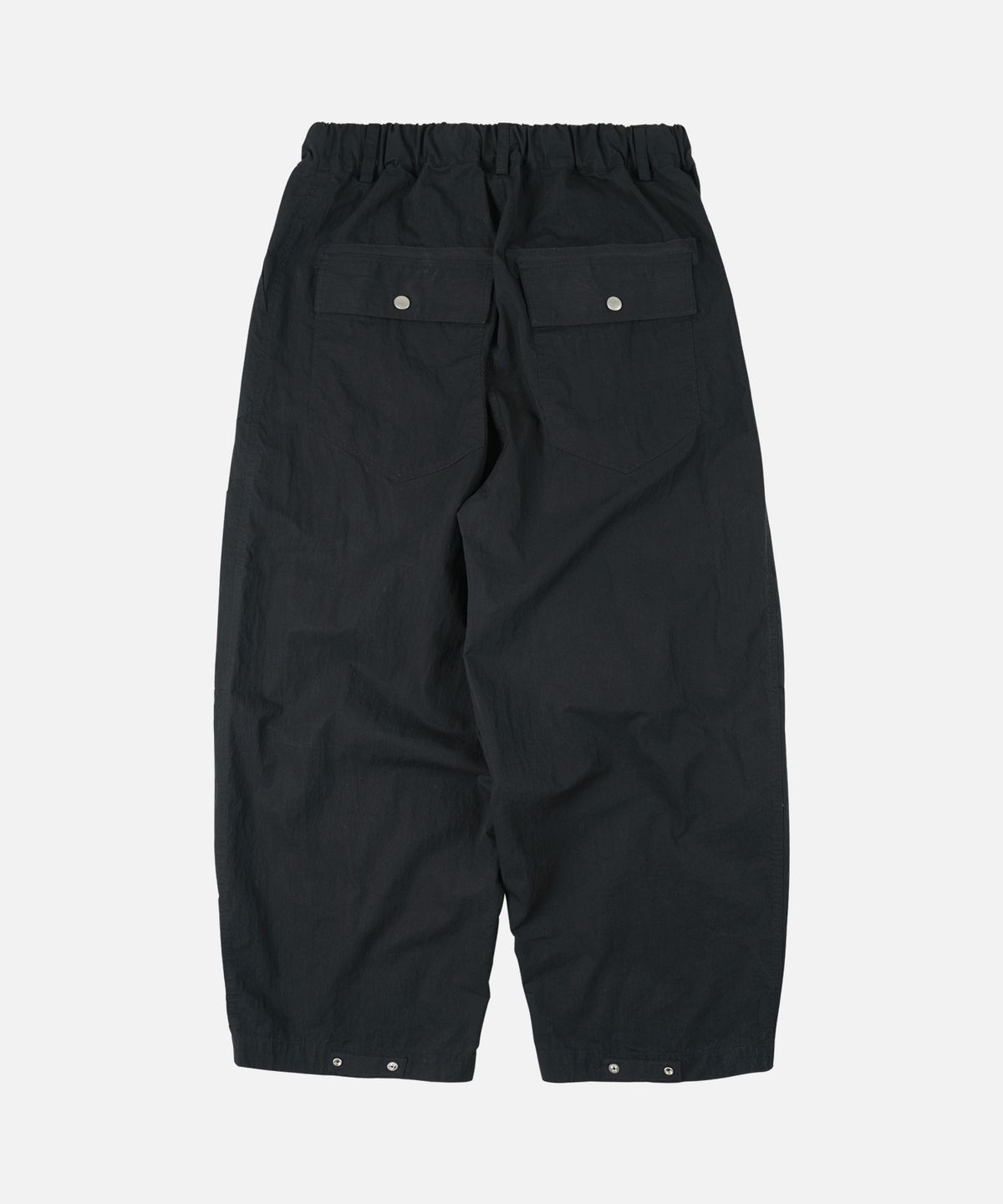 프리즘웍스(FRIZMWORKS) FOLD FATIGUE WIDE PANTS _ BLACK
