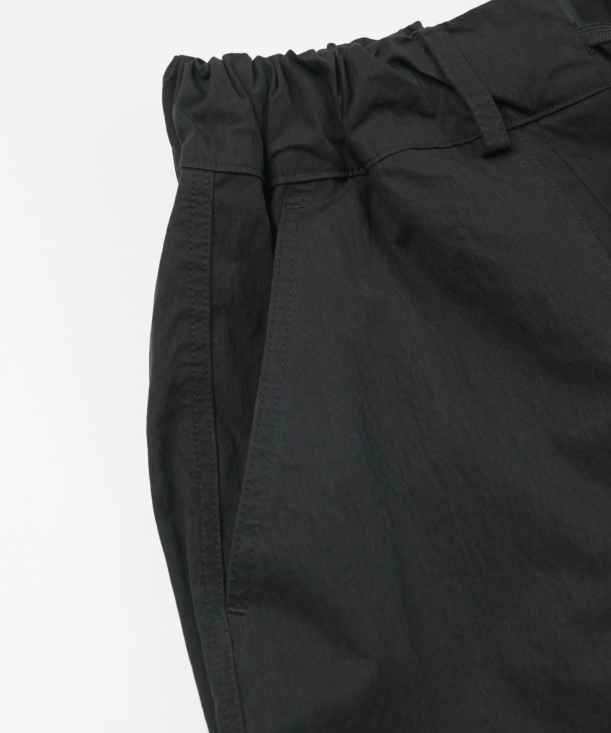 프리즘웍스(FRIZMWORKS) FOLD FATIGUE WIDE PANTS _ BLACK